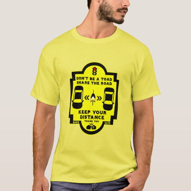 Fahrradsicherheit T-Shirt (Vorderseite)