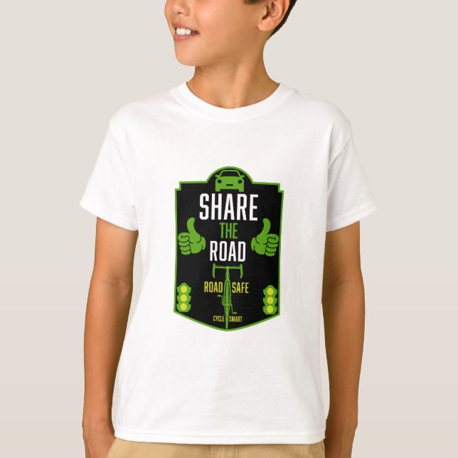 Fahrradsicherheit T-Shirt (Vorderseite)