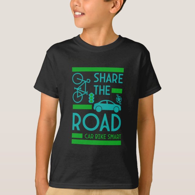 Fahrradsicherheit T-Shirt (Vorderseite)