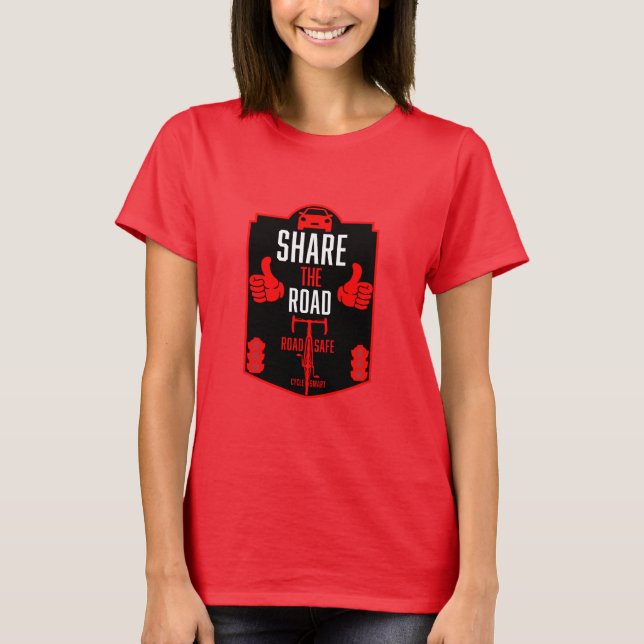 Fahrradsicherheit T-Shirt (Vorderseite)