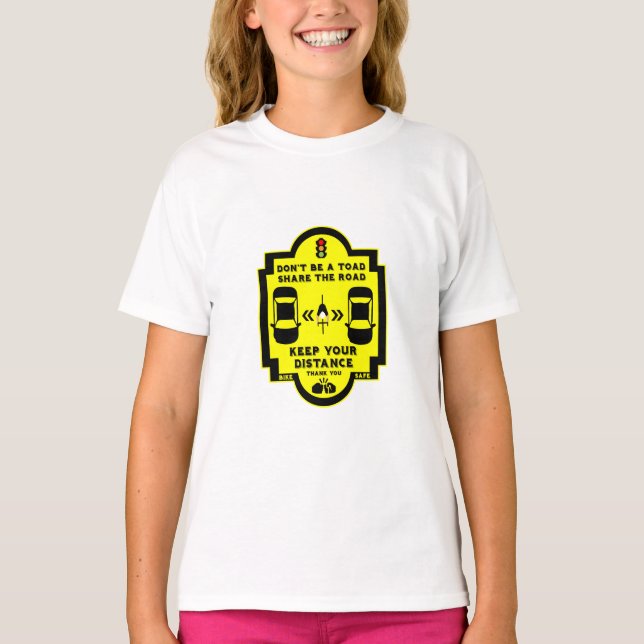 Fahrradsicherheit T-Shirt (Vorderseite)