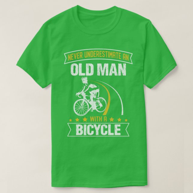 Fahrradspenden für Männer unterschätzen nie eine T-Shirt (Design vorne)
