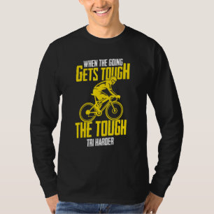 Fahrradsperre, wenn das Fahrrad kräftig wird T-Shirt
