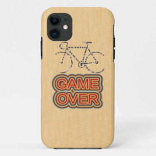 Fahrradspiel vorbei. Hintergrund Holz Case-Mate iPhone Hülle