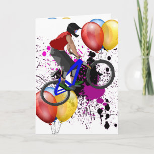 Fahrradsport Alles Gute zum Geburtstag Familie Fre Karte