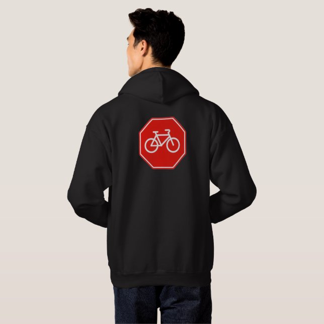Fahrradstopp Hoodies (Schwarz voll)