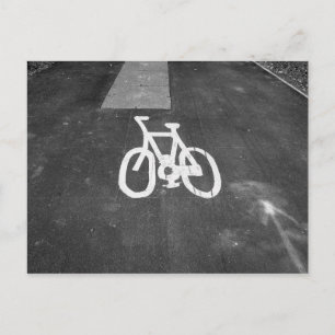 Fahrradstrecke - III Postkarte