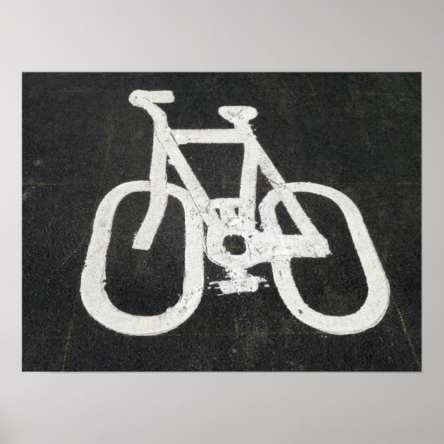 Fahrradstrecke - IV Poster (Vorne)