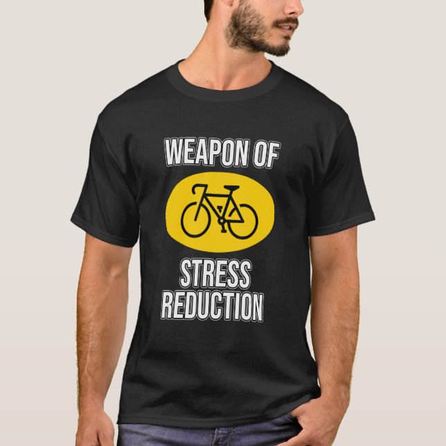 Fahrradstressreduktion Fahrradfahrer Ridi T-Shirt (Vorderseite)