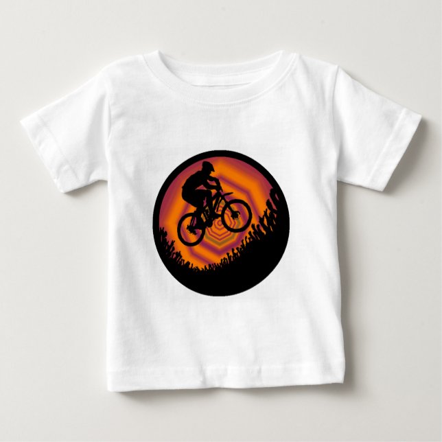 Fahrradsun-Oberleder Baby T-shirt (Vorderseite)