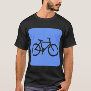 Fahrradsymbol - Babyblau T-Shirt
