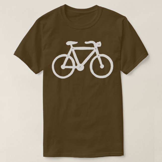 Fahrradsymbol T-Shirt (Design vorne)