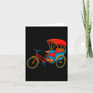 Fahrradtaxi Premium Tri-Blend Karte
