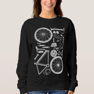 Fahrradteile Downhill-Fahrer Mountainbike MTB Rads Sweatshirt