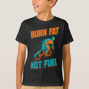 Fahrradtour Radfahrer Fahrradfahrer I verbrenne Fe T-Shirt