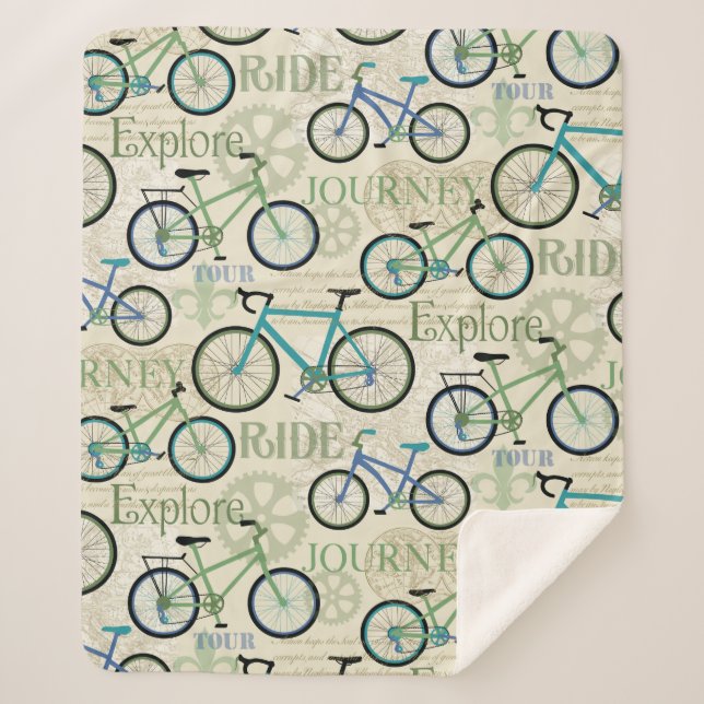 Fahrradtour Sherpa Blanket Sherpadecke (Vorderseite)