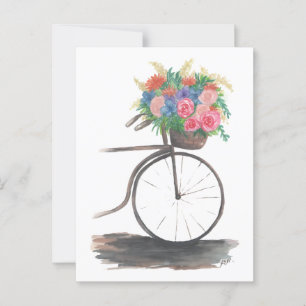 Fahrradtour Zuhause vom Markt Postkarte