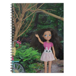 Fahrradtour zum Wald Notizblock