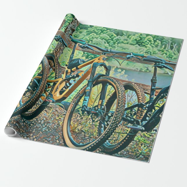 Fahrradverleih Geschenkpapier (Ungerollt)