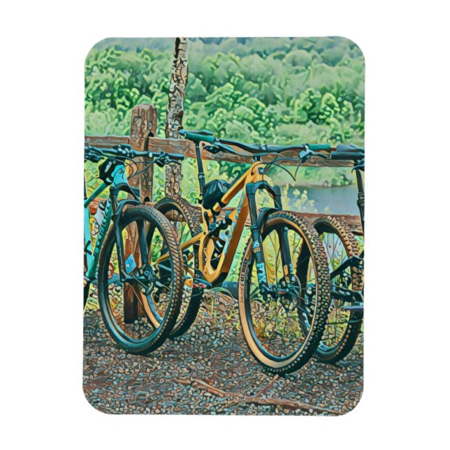 Fahrradverleih Magnet (Vertikal)