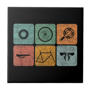 Fahrradverleih Vintage Fahrradteile Fahrradgeschen Fliese