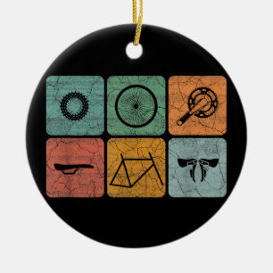 Fahrradverleih Vintage Fahrradteile Fahrradgeschen Keramik Ornament