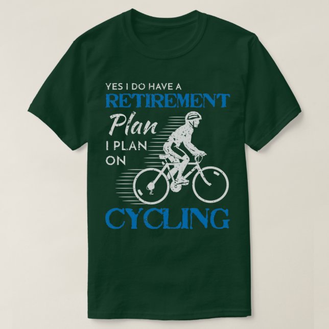Fahrradverleihungsplan Fahrradtour T-Shirt (Design vorne)