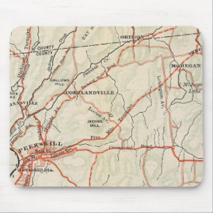 Fahrradwege in New York und Conneticut 5 Mousepad