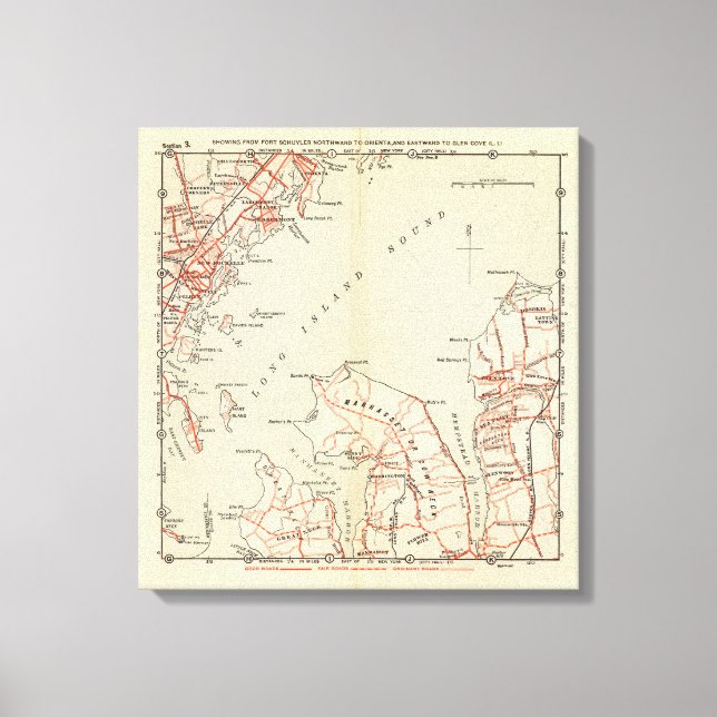 Fahrradwege in New York und Conneticut 6 Leinwanddruck (Vorderseite)