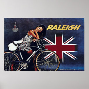 Fahrradwerbung Vintag Poster
