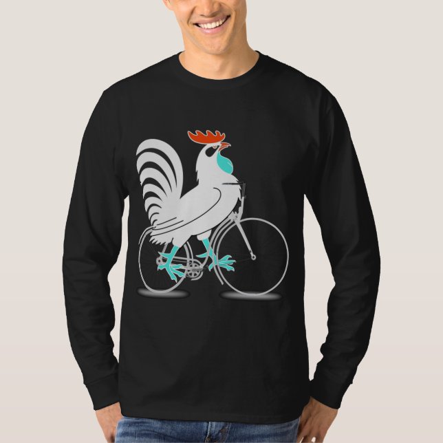Fahrradwoche das ganze Jahr lang fantasievolle Hah T-Shirt (Vorderseite)