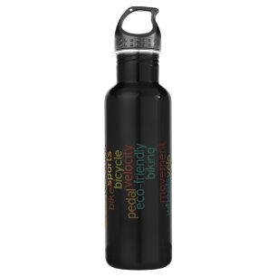 Fahrradwortwolke Trinkflasche