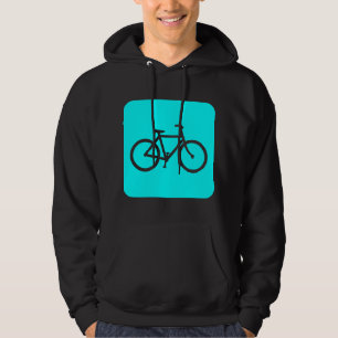 Fahrradzeichen - Cyan Hoodie