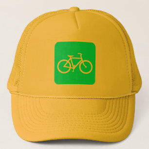 Fahrradzeichen - Cyan Truckerkappe