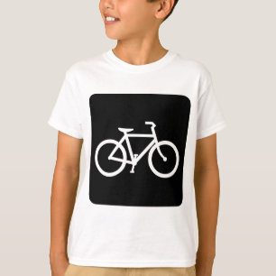 Fahrradzeichen - Schwarz T-Shirt