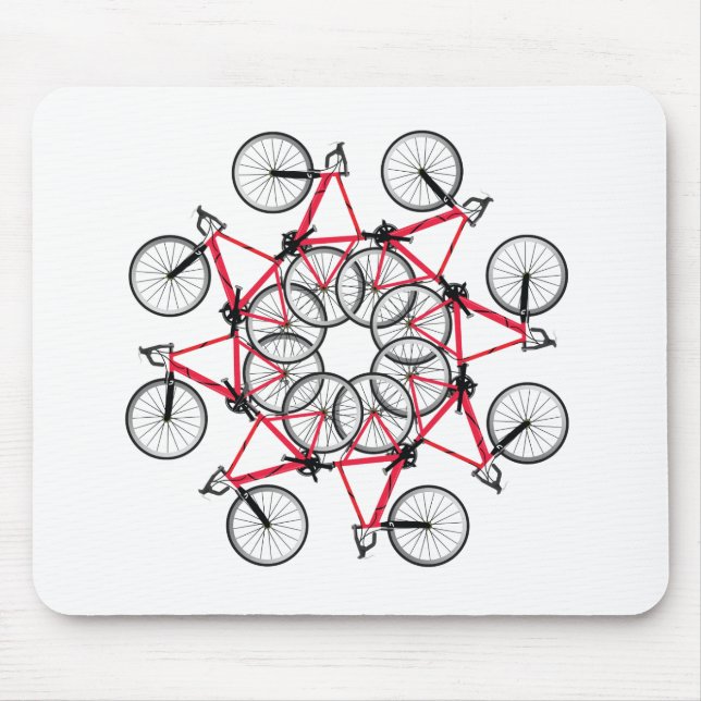 Fahrradzyklus Mousepad (Vorne)