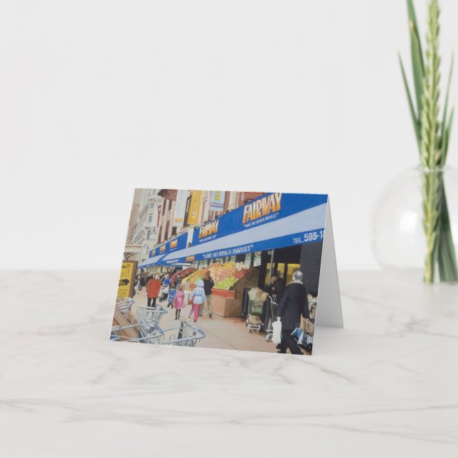 Fahrrinne Notecard 5,6" x 4" (freier Raum) Karte (Vorderseite)