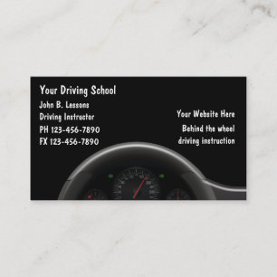 Fahrschul-Geschäftskarten Visitenkarte