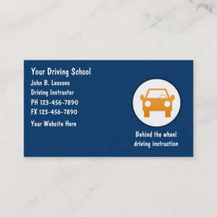Fahrschule-Visitenkarten Visitenkarte