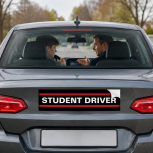 Fahrschüler Neuer Fahrlehrer Warnung Autoaufkleber