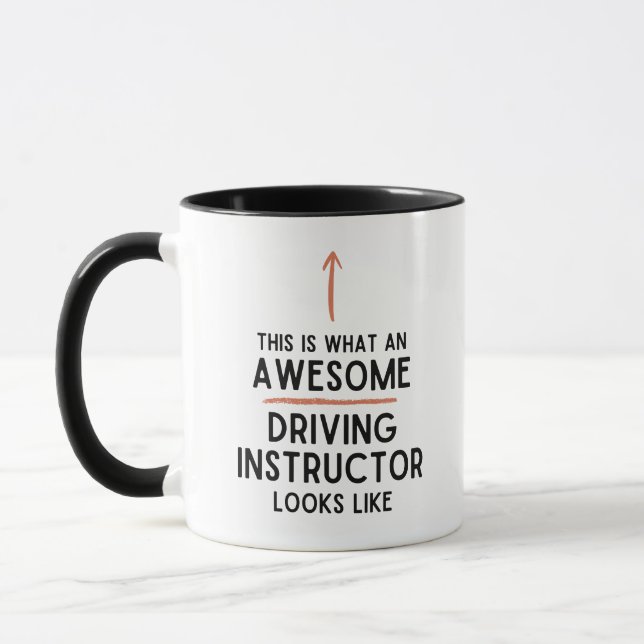 Fahrschullehrer Neuling Fahrschule Tasse (Links)
