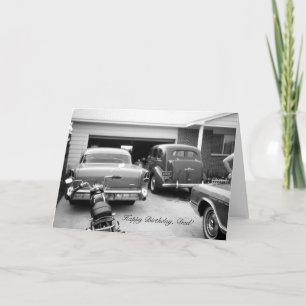 Fahrstraße voll des Vintagen Karte