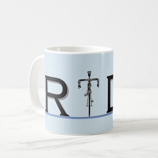 Fahrt auf der Planeten-Tasse Kaffeetasse (Vorderseite Links)