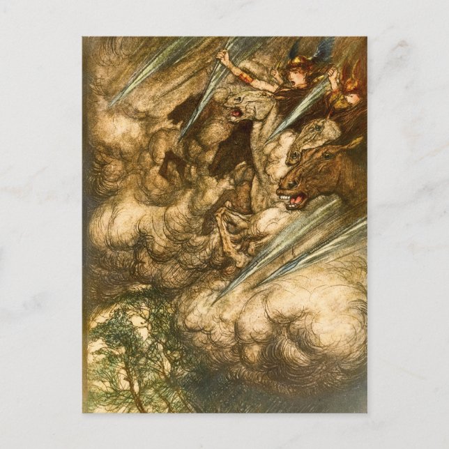 Fahrt der Valkyries Postkarte (Vorderseite)