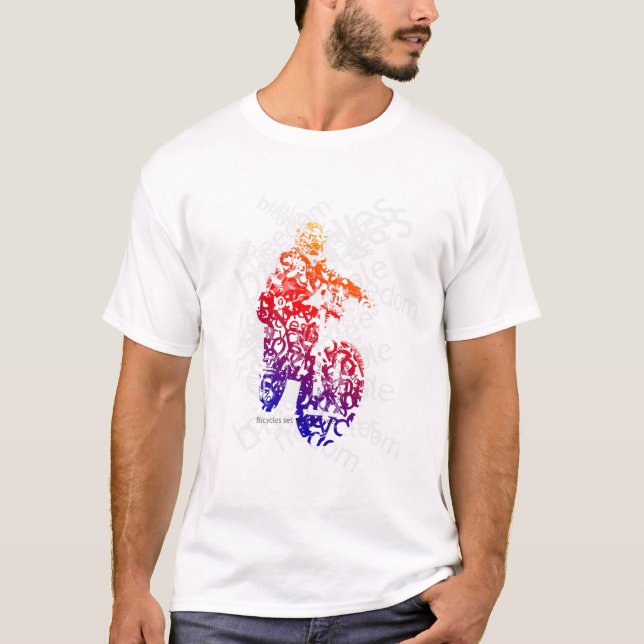 Fährt die freien Setleute rad T-Shirt (Vorderseite)