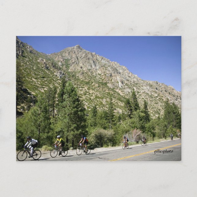 Fahrt durch die Alpen Postkarte (Vorderseite)