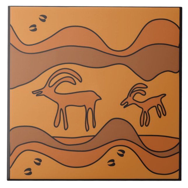 Fahrt durch die Schlucht Keramik Tile Fliese (Vorderseite)