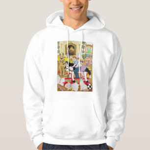 Fahrt-ein-Hahn-Pferd Hoodie