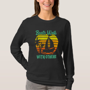 Fährt gut mit anderen Bootskapitän Pontoon Kapitän T-Shirt