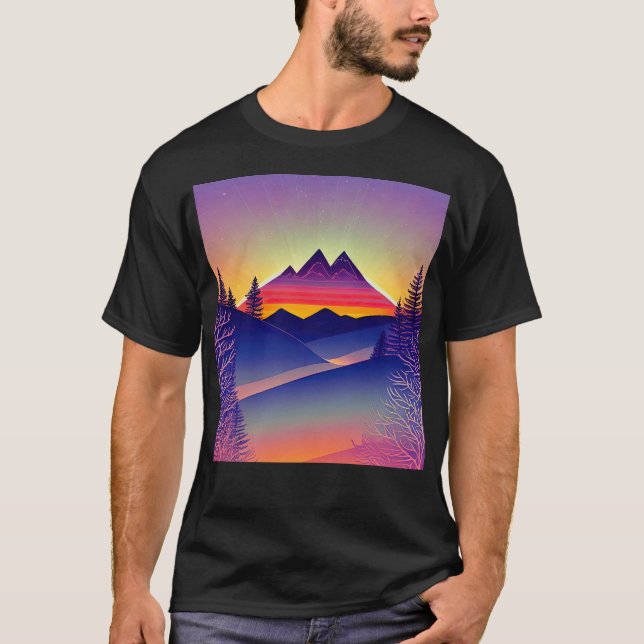 Fahrt hinauf zum Berg T-Shirt (Vorderseite)